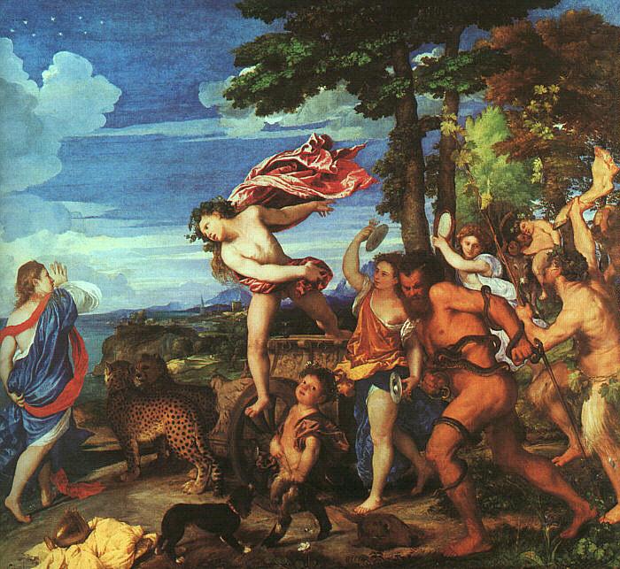 Bacchus and Ariadne,  Titian